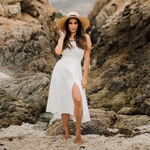 House of CB white dress